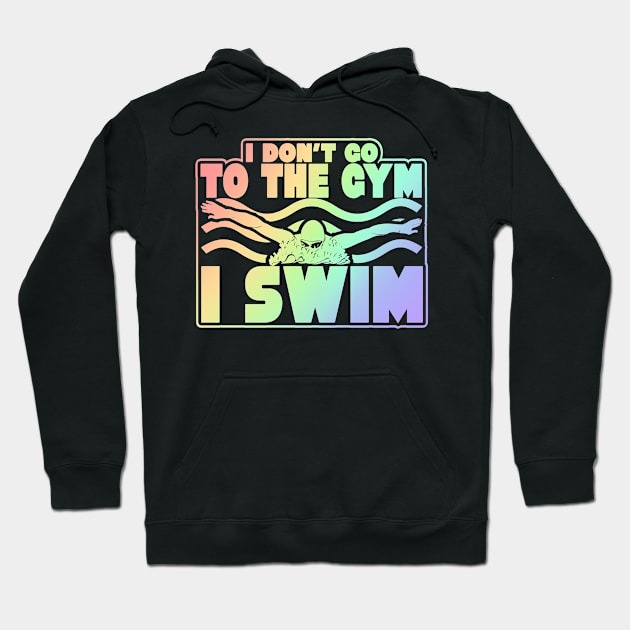 Swimmer's Life Gift Hoodie by Doris4all